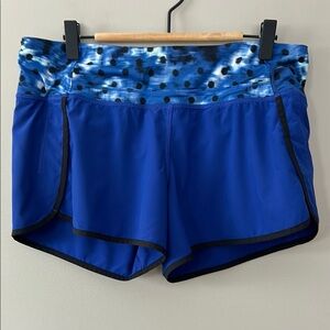 Lululemon Run Times Short‎ sz 6 Sapphire Blue